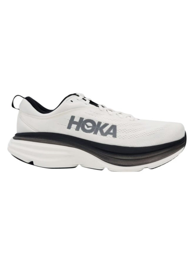 Hoka Men's Breathable Cross Training Shoes, Medium Round Toe White Black - Image 1